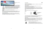 Preview for 22 page of TriStar BP-2958 User Manual