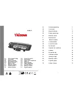 TriStar BQ-2811 User Manual предпросмотр