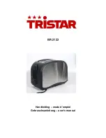 TriStar BR-2122 User Manual preview