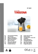 TriStar CP-2265 User Manual предпросмотр