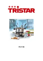 TriStar FO-1100 Manual preview