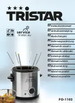 TriStar FO-1102 User Manual preview