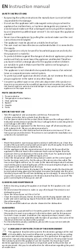 Preview for 3 page of TriStar FO-1102 User Manual