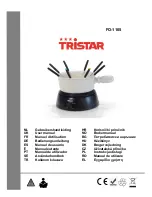 TriStar FO-1105 User Manual preview