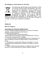 Preview for 5 page of TriStar MX-4118 Instructions Manual