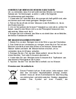 Preview for 11 page of TriStar MX-4118 Instructions Manual