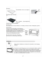 Preview for 17 page of TriStar OV-1419 Manual