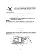 Preview for 20 page of TriStar OV-1419 Manual