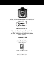 Preview for 20 page of TriStar Power Cooker PC-TRI6 Owner'S Manual