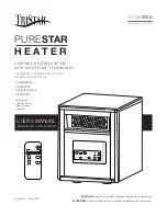 Preview for 1 page of TriStar PURESTAR User Manual