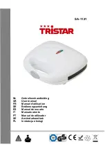 TriStar SA-1121 User Manual предпросмотр