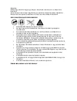 Предварительный просмотр 39 страницы TriStar SA-2145 User Manual