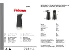 TriStar SD-2510 User Manual предпросмотр