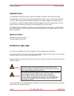 Preview for 7 page of Tritech Tornado-AS Operator'S & Installation Manual