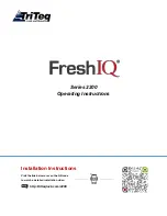TriTeq FreshIQ 2200 Series Operating Instructions preview