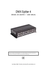 Triton Blue DMX Spliter 4 User Manual preview