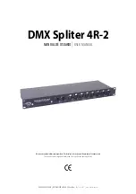 Triton Blue DMX Spliter 4R-2 User Manual preview