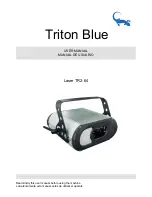 Triton Blue Laser TR2-40 User Manual preview