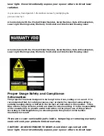 Preview for 11 page of Triton Blue Laser TR2-40 User Manual