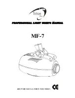 Предварительный просмотр 1 страницы Triton Blue MF-7 User Manual