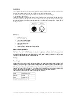 Preview for 15 page of Triton Blue SIRIUS 14 LED 3W RGB User Manual