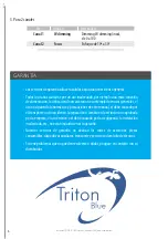 Preview for 6 page of Triton Blue T160Z-PC-3200 User Manual