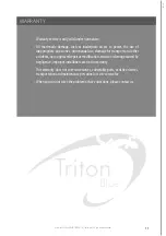 Preview for 11 page of Triton Blue TB-SPARKLE-1-5 User Manual