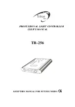 Triton Blue TR-256 User Manual preview