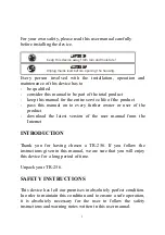 Preview for 2 page of Triton Blue TR-256 User Manual