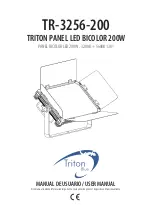 Preview for 1 page of Triton Blue TR-3256-200 User Manual