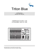 Triton Blue TR C 1224 User Manual preview