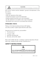 Preview for 2 page of Triton Blue TR-L72 User Manual