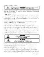 Preview for 4 page of Triton Blue V700S-E User Manual