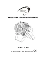 Preview for 1 page of Triton Blue WALLY 136 User Manual