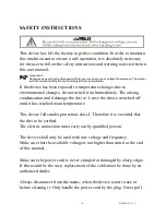 Preview for 6 page of Triton Blue WALLY 136 User Manual