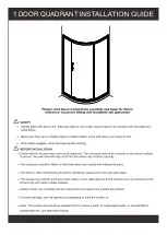 Triton 1 DOOR QUADRANT Installation Manual preview