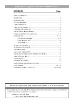 Preview for 2 page of Triton 86005760 Installation And Operating Instructions Manual