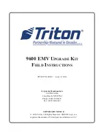 Preview for 1 page of Triton 9600 EMV Field Instructions