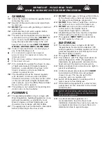 Preview for 3 page of Triton ASPIRANTE XR Installation And Operating Instructions Manual