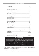 Preview for 2 page of Triton Excite Eco Installation And Operating Instructions Manual