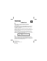 Preview for 14 page of Triton Kundi User Manual