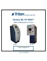 Triton RL5000xp Quick Reference Card preview