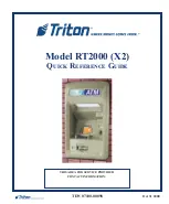 Предварительный просмотр 1 страницы Triton RT2000 (X2) Quick Reference Manual