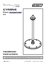 Triton Satellites CYRENE Installation Instructions Manual предпросмотр