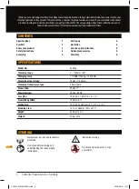 Preview for 2 page of Triton SJA 300 Operating And Safety Instructions Manual