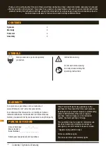 Preview for 2 page of Triton SJA 470 Operating And Safety Instructions