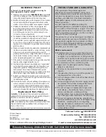 Preview for 36 page of Triton t150z Installation And Operating Instructions Manual