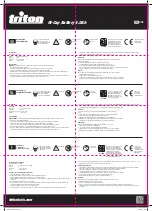 Triton T20HCB Operating And Safety Instructions preview