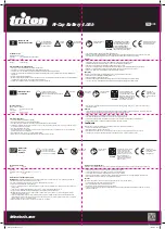 Предварительный просмотр 2 страницы Triton T20HCB Operating And Safety Instructions