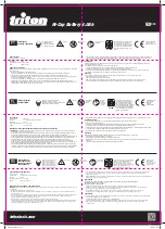 Предварительный просмотр 3 страницы Triton T20HCB Operating And Safety Instructions